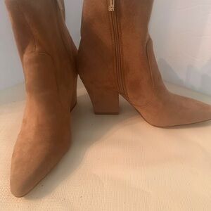 Jessica Simpson Tan Ankle Booties
